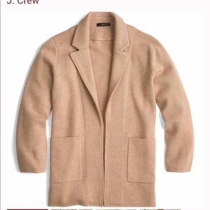 J. Crew Open Sweater Blazer - XS - Camel